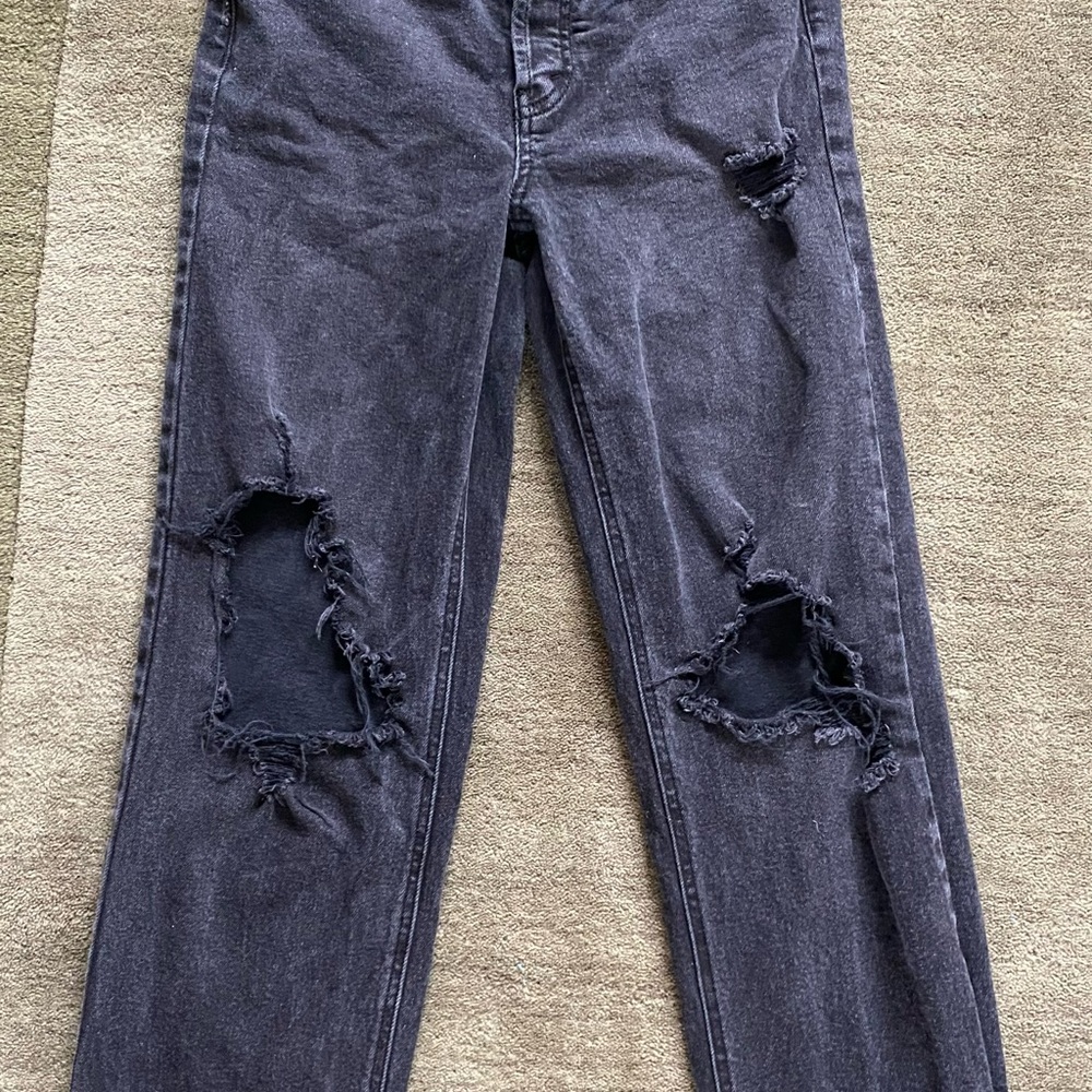 Women’s Black Ripped Jeans, Wild Fable, Size 00
